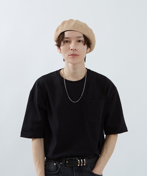 improves（インプローブス）の「サマー ベレー帽（ハンチング/ベレー帽・メンズ・ブルー/ブラック/ホワイト/ベージュ・FREE）」の5枚目の写真