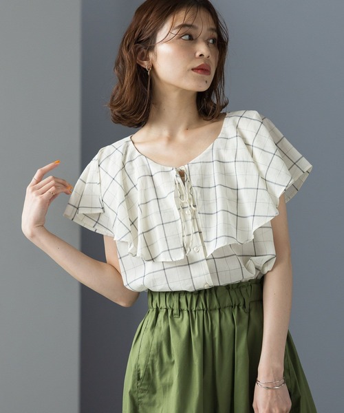 studio CLIP(スタディオクリップ)の「ケープカラーブラウス(シャツ/ブラウス・レディース・その他2/その他1・FREE)」の2枚目の写真