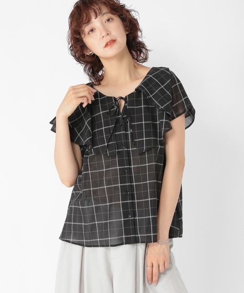 studio CLIP(スタディオクリップ)の「ケープカラーブラウス(シャツ/ブラウス・レディース・その他2/その他1・FREE)」の1枚目の写真