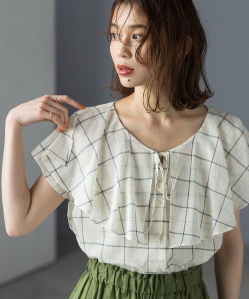 studio CLIP(スタディオクリップ)の「ケープカラーブラウス(シャツ/ブラウス・レディース・その他2/その他1・FREE)」の19枚目の写真