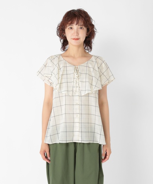 studio CLIP(スタディオクリップ)の「ケープカラーブラウス(シャツ/ブラウス・レディース・その他2/その他1・FREE)」の8枚目の写真