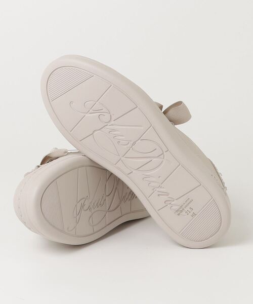 +diana（プラスダイアナ）の「新色追加！【軽量】ラインストーン付きリボンスニーカー（スニーカー・レディース・ブラック/ベージュ/ホワイト/ピンク・22.0cm/22.5cm/23.0cm/23.5cm/24.0cm/24.5cm/25.0cm/25.5cm/26.0cm/21.5cm）」の21枚目の写真