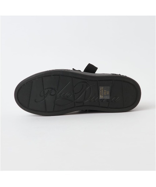 +diana（プラスダイアナ）の「新色追加！【軽量】ラインストーン付きリボンスニーカー（スニーカー・レディース・ブラック/ベージュ/ホワイト/ピンク・22.0cm/22.5cm/23.0cm/23.5cm/24.0cm/24.5cm/25.0cm/25.5cm/26.0cm/21.5cm）」の13枚目の写真