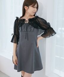 MAJESTIC LEGON | チュールボレロセットミニキャミワンピ(ワンピース)