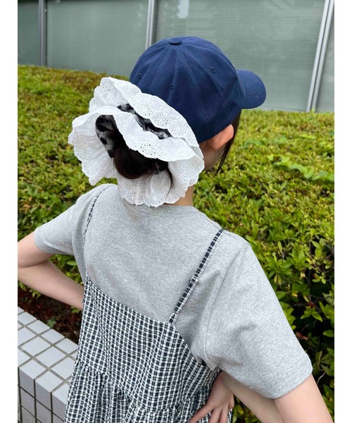 WC（ダブル シー）の「レオパードレースシュシュ（シュシュ・レディース・ブラウン/グレー・FREE）」の5枚目の写真