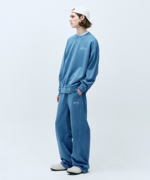 MARITHE + FRANCOIS GIRBAUD(マリテフランソワジルボー)の「PIGMENT WIDE SWEAT PANTS(スウェットパンツ・レディース・ブルー系その他/チャコール・SMALL/MEDIUM/LARGE/X-LARGE)」の14枚目の写真