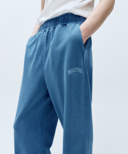 MARITHE + FRANCOIS GIRBAUD(マリテフランソワジルボー)の「PIGMENT WIDE SWEAT PANTS(スウェットパンツ・レディース・ブルー系その他/チャコール・SMALL/MEDIUM/LARGE/X-LARGE)」の19枚目の写真