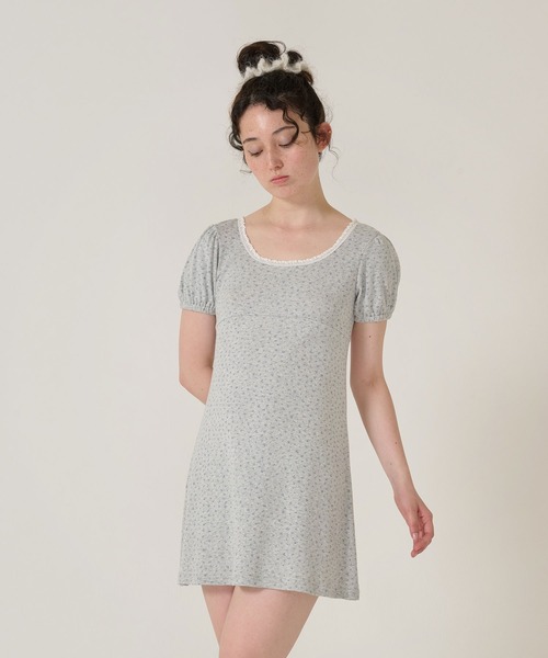 TINA:JOJUN(ティーナジョジュン)の「フィット&フレア カットワンピース TINA:JOJUN(ワンピース・レディース・グレー/ホワイト・M)」の16枚目の写真