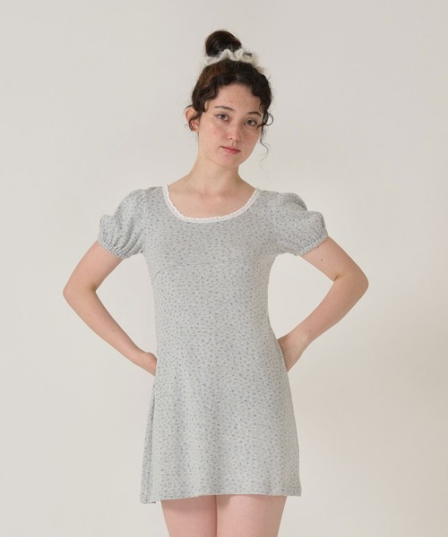 TINA:JOJUN(ティーナジョジュン)の「フィット&フレア カットワンピース TINA:JOJUN(ワンピース・レディース・グレー/ホワイト・M)」の17枚目の写真