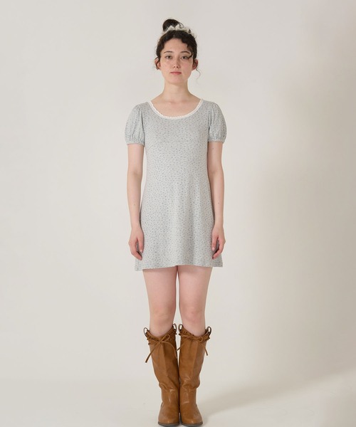 TINA:JOJUN(ティーナジョジュン)の「フィット&フレア カットワンピース TINA:JOJUN(ワンピース・レディース・グレー/ホワイト・M)」の20枚目の写真