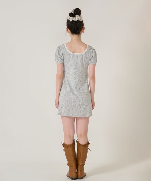 TINA:JOJUN(ティーナジョジュン)の「フィット&フレア カットワンピース TINA:JOJUN(ワンピース・レディース・グレー/ホワイト・M)」の22枚目の写真