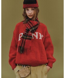 BEAMS BOY | 【別注】THE BOOKSTORE / Hand Logo Sweater 25FW(ニット/セーター)