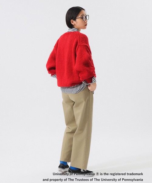 BEAMS BOY(ビームスボーイ)の「【別注】THE BOOKSTORE / Hand Logo Sweater 25FW(ニット/セーター・レディース・レッド・ONE SIZE)」の4枚目の写真
