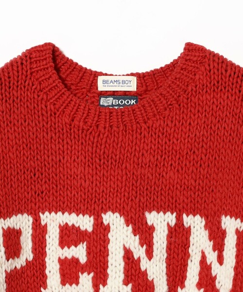 BEAMS BOY(ビームスボーイ)の「【別注】THE BOOKSTORE / Hand Logo Sweater 25FW(ニット/セーター・レディース・レッド・ONE SIZE)」の14枚目の写真