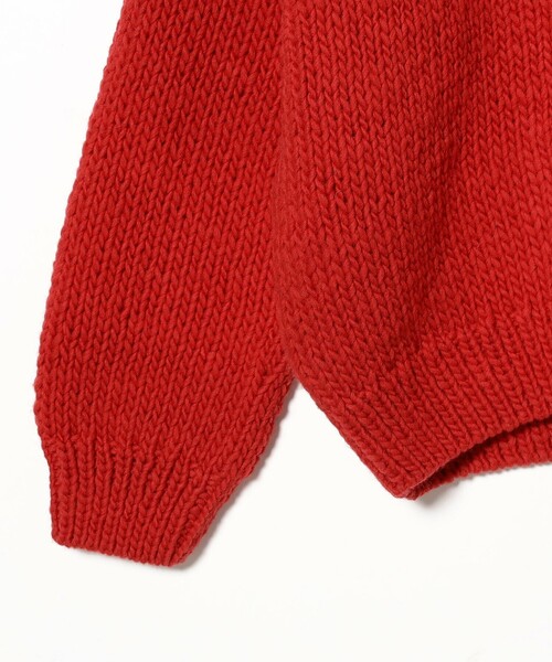 BEAMS BOY(ビームスボーイ)の「【別注】THE BOOKSTORE / Hand Logo Sweater 25FW(ニット/セーター・レディース・レッド・ONE SIZE)」の15枚目の写真