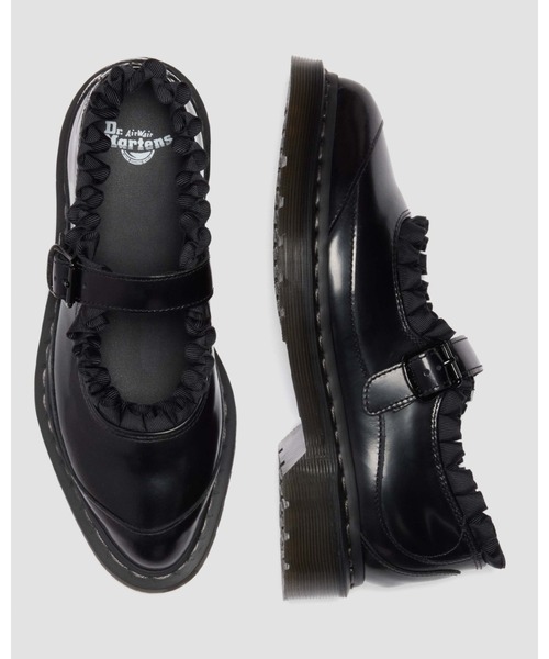 Dr. Martens(ドクターマーチン)の「Dr. Martens/ドクターマーチン ELPHIE FRILL メリージェーン シューズ 42048001(その他シューズ・レディース・ブラック・UK4/UK3/UK6/UK5)」の2枚目の写真
