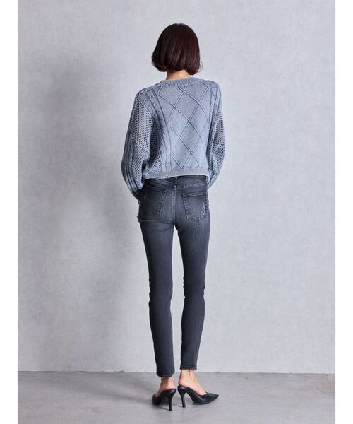 GYDA（ジェイダ）の「GYDA damage processing ニットトップス（ニット/セーター・レディース・ブラック/ネイビー/レッド・FREE）」の11枚目の写真