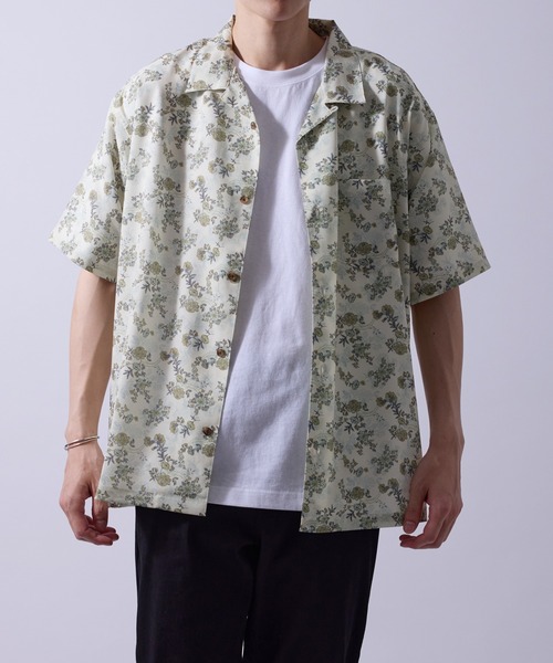  j.n.r.d（ジェー・エヌ・アール・ディー）の「【通気性・ドライタッチ】柄物アソートシャツ（シャツ/ブラウス・メンズ・グレー/ミント/ホワイト/ダークブラウン・M/L/LL）」の4枚目の写真