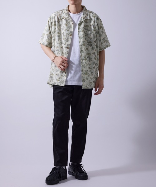  j.n.r.d（ジェー・エヌ・アール・ディー）の「【通気性・ドライタッチ】柄物アソートシャツ（シャツ/ブラウス・メンズ・グレー/ミント/ホワイト/ダークブラウン・M/L/LL）」の20枚目の写真