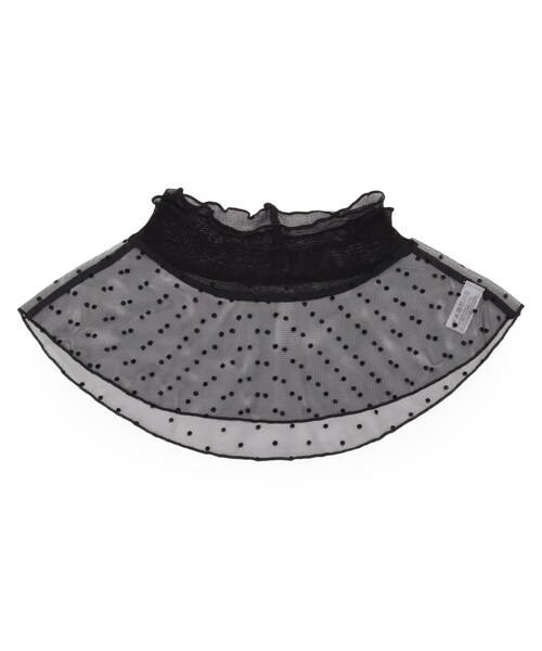 SHOO・LA・RUE(シューラルー)の「シア―ネックカバー(その他小物・レディース・アイボリー系3/ブラック系/ブラック系3/ネイビー系/グレー/ブラック・00)」の2枚目の写真