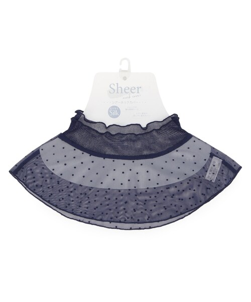 SHOO・LA・RUE(シューラルー)の「シア―ネックカバー(その他小物・レディース・アイボリー系3/ブラック系/ブラック系3/ネイビー系/グレー/ブラック・00)」の15枚目の写真