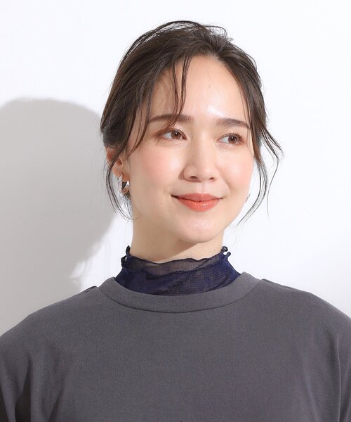 SHOO・LA・RUE(シューラルー)の「シア―ネックカバー(その他小物・レディース・アイボリー系3/ブラック系/ブラック系3/ネイビー系/グレー/ブラック・00)」の18枚目の写真