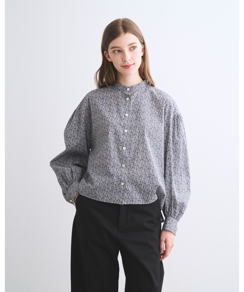 Traditional Weatherwear(トラディショナルウェザーウェア)の「RAMPTON(シャツ/ブラウス・レディース・グレー/ブラック・SMALL)」の2枚目の写真