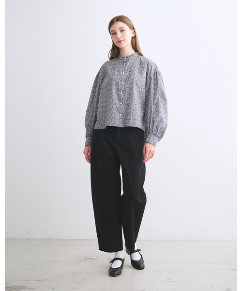 Traditional Weatherwear(トラディショナルウェザーウェア)の「RAMPTON(シャツ/ブラウス・レディース・グレー/ブラック・SMALL)」の3枚目の写真