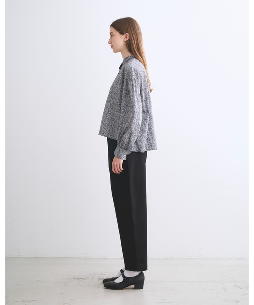 Traditional Weatherwear(トラディショナルウェザーウェア)の「RAMPTON(シャツ/ブラウス・レディース・グレー/ブラック・SMALL)」の4枚目の写真