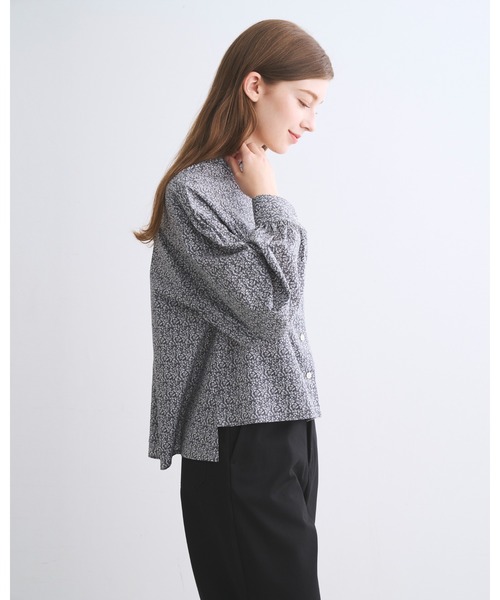 Traditional Weatherwear(トラディショナルウェザーウェア)の「RAMPTON(シャツ/ブラウス・レディース・グレー/ブラック・SMALL)」の6枚目の写真