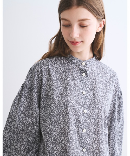 Traditional Weatherwear(トラディショナルウェザーウェア)の「RAMPTON(シャツ/ブラウス・レディース・グレー/ブラック・SMALL)」の7枚目の写真