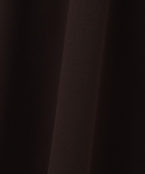 QUEENS COURT（クイーンズコート）の「カットジョーゼットスリーブレスワンピース≪手洗い可能≫（ワンピース・レディース・ブラウン/ブラック・M）」の19枚目の写真