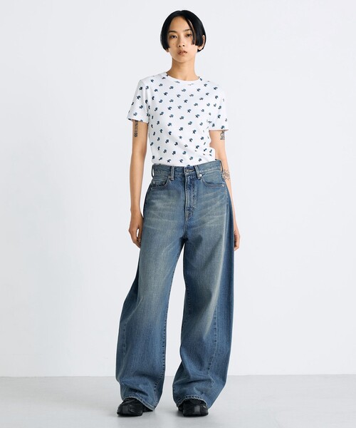 EDITION（エディション）の「エッセンシャルデニム バルーンパンツ（デニムパンツ・レディース・ライトブルー・38/36/34）」の2枚目の写真