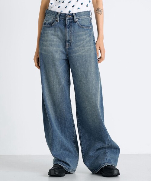 EDITION（エディション）の「エッセンシャルデニム バルーンパンツ（デニムパンツ・レディース・ライトブルー・38/36/34）」の3枚目の写真