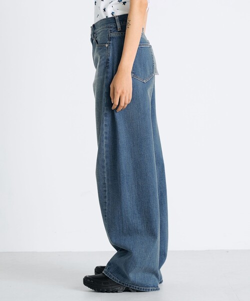 EDITION（エディション）の「エッセンシャルデニム バルーンパンツ（デニムパンツ・レディース・ライトブルー・38/36/34）」の4枚目の写真