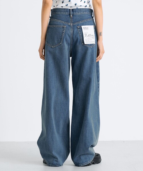 EDITION（エディション）の「エッセンシャルデニム バルーンパンツ（デニムパンツ・レディース・ライトブルー・38/36/34）」の5枚目の写真