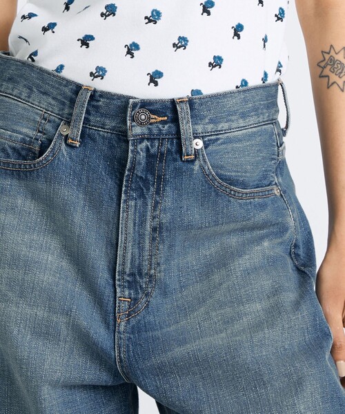 EDITION（エディション）の「エッセンシャルデニム バルーンパンツ（デニムパンツ・レディース・ライトブルー・38/36/34）」の6枚目の写真