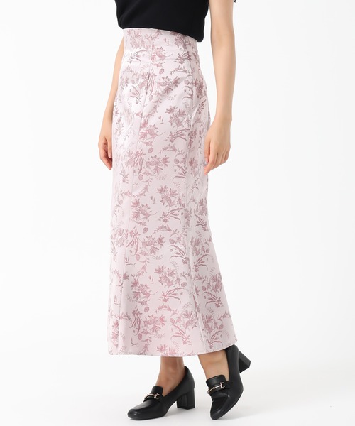 MISCH MASCH(ミッシュマッシュ)の「ボタニカルジャガードマーメイドスカート(スカート・レディース・グレー/ピンク・M/S)」の17枚目の写真