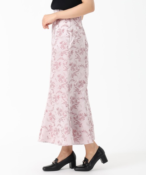 MISCH MASCH(ミッシュマッシュ)の「ボタニカルジャガードマーメイドスカート(スカート・レディース・グレー/ピンク・M/S)」の18枚目の写真