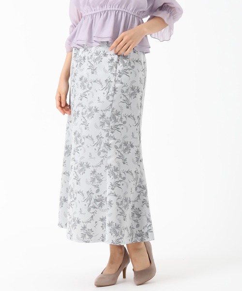 MISCH MASCH(ミッシュマッシュ)の「ボタニカルジャガードマーメイドスカート(スカート・レディース・グレー/ピンク・M/S)」の15枚目の写真