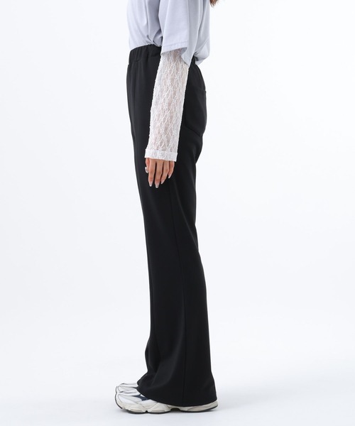 ストレッチ脚長フレアパンツ/AND YUA ANY/577823（その他パンツ