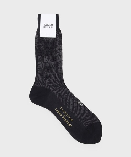 TAKEO KIKUCHI(タケオキクチ)の「【グレンクライド別注】コーデュラ(R)ドレスソックス(ソックス/靴下・メンズ・ブラック系4/ネイビー系4/ターコイズブルー系5・00)」の1枚目の写真