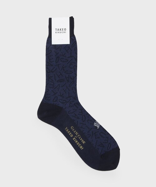 TAKEO KIKUCHI(タケオキクチ)の「【グレンクライド別注】コーデュラ(R)ドレスソックス(ソックス/靴下・メンズ・ブラック系4/ネイビー系4/ターコイズブルー系5・00)」の2枚目の写真