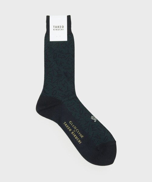 TAKEO KIKUCHI(タケオキクチ)の「【グレンクライド別注】コーデュラ(R)ドレスソックス(ソックス/靴下・メンズ・ブラック系4/ネイビー系4/ターコイズブルー系5・00)」の4枚目の写真