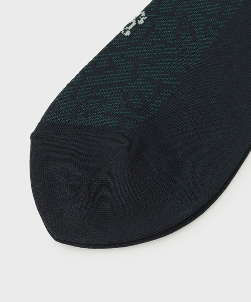 TAKEO KIKUCHI(タケオキクチ)の「【グレンクライド別注】コーデュラ(R)ドレスソックス(ソックス/靴下・メンズ・ブラック系4/ネイビー系4/ターコイズブルー系5・00)」の5枚目の写真