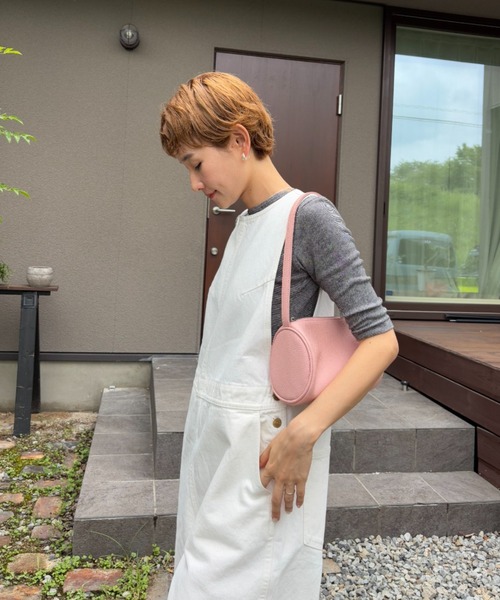 PUAL CE CIN(ピュアルセシン)の「【@kokiminitaコラボ】シリンダーバッグ(ハンドバッグ・レディース・ブラック/ピンク・FREE)」の10枚目の写真