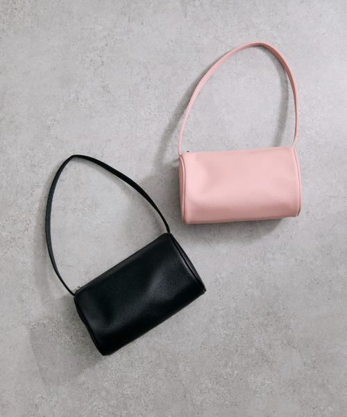 PUAL CE CIN(ピュアルセシン)の「【@kokiminitaコラボ】シリンダーバッグ(ハンドバッグ・レディース・ブラック/ピンク・FREE)」の5枚目の写真