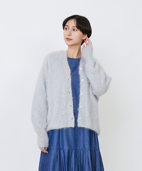 カシミヤファー加工カーディガン（カーディガン/ボレロ）｜LOISIR