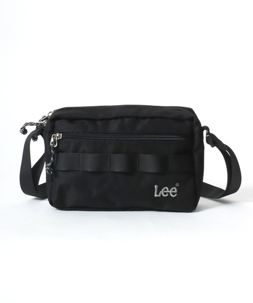 Lee（リー）の「Lee/リー 撥水 ロゴ ワンポイント刺繍 テープ付き スクエアショルダーバッグ/レディース メンズ（ショルダーバッグ・レディース・グレー/ブラック/カーキ/ベージュ・FREE）」の17枚目の写真