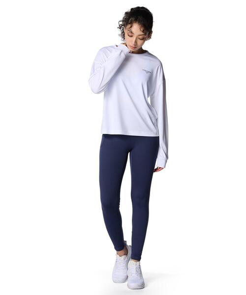 UNDER ARMOUR(アンダーアーマー)の「UAモーション 2イン1 レギンス(トレーニング/レディース)(レギンス/スパッツ・レディース・ネイビー×ホワイト・XL/L/M/S)」の7枚目の写真